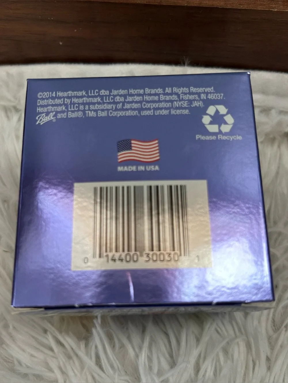 Ball Limited Edition Purple Regular Mason Jar Lids with Bands Set of 6 New!